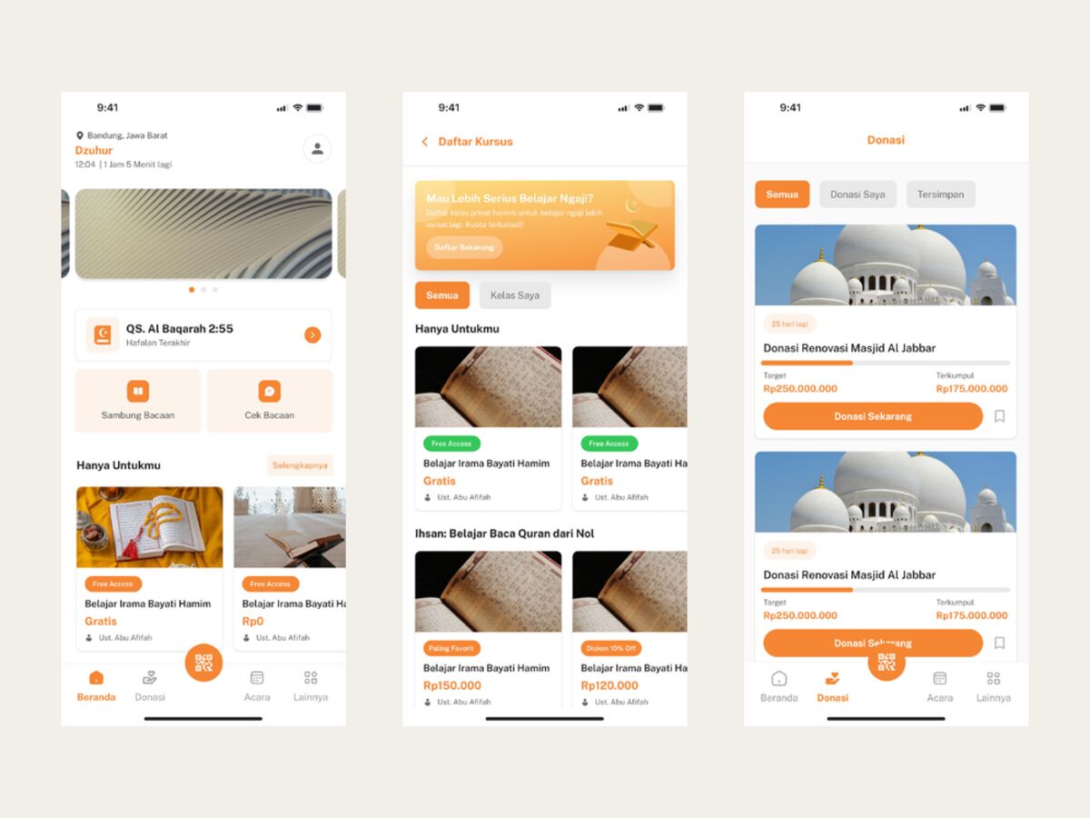 Tangkapan layar Hamim &mdash; Revamp Aplikasi